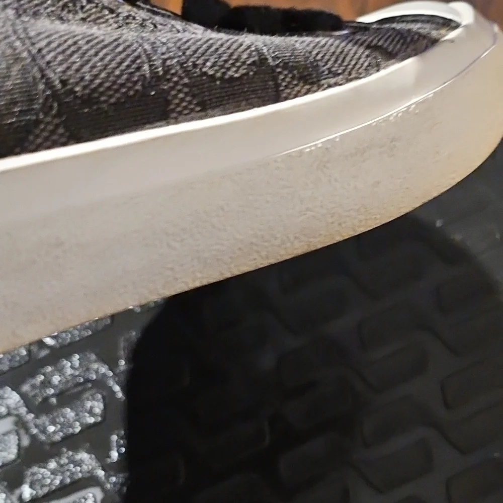 Coach Black Signature Court Sneaker with Gold Hardware - Picture 3 of 7